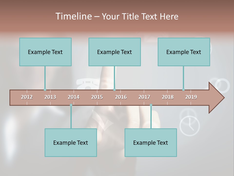 Data Connection Digit PowerPoint Template