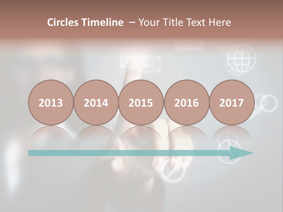 Data Connection Digit PowerPoint Template