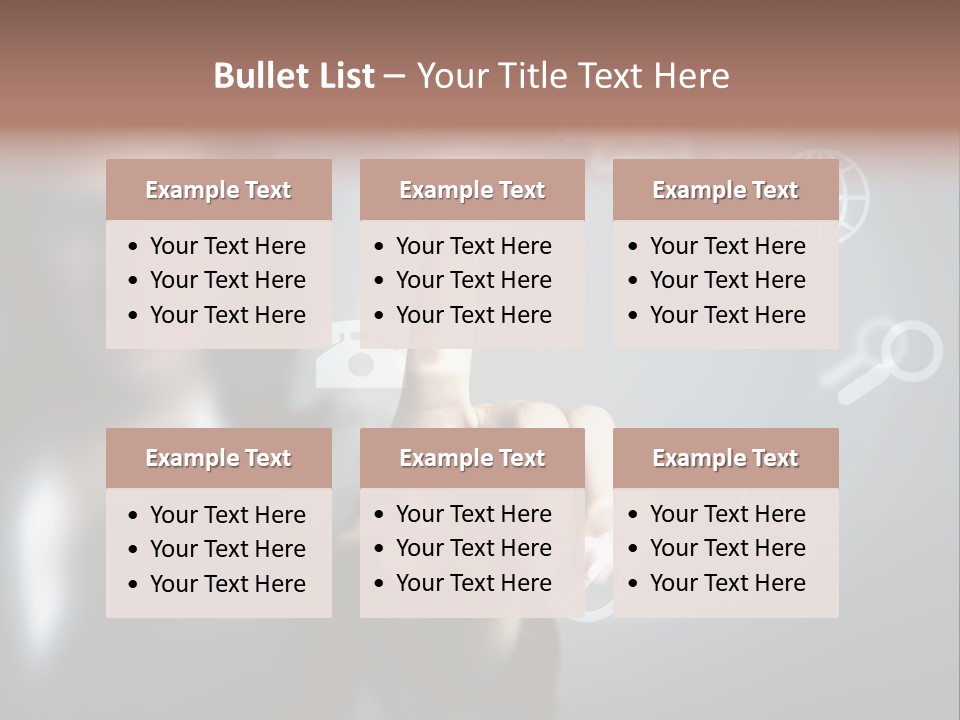 Data Connection Digit PowerPoint Template