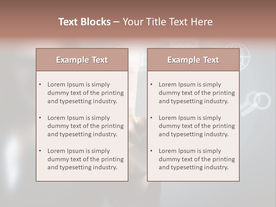 Data Connection Digit PowerPoint Template