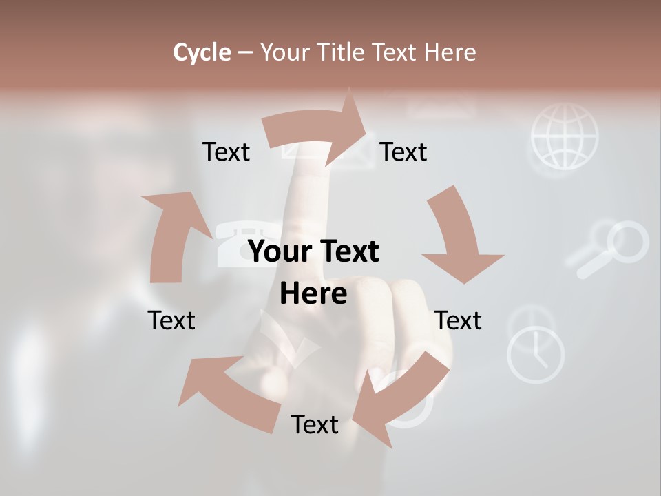 Data Connection Digit PowerPoint Template