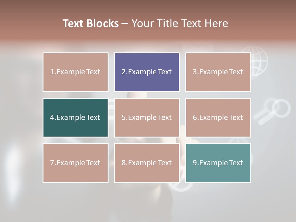 Data Connection Digit PowerPoint Template