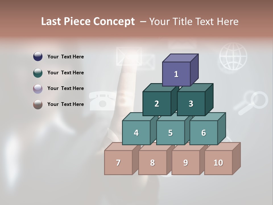 Data Connection Digit PowerPoint Template
