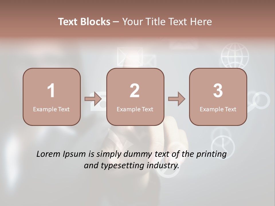 Data Connection Digit PowerPoint Template