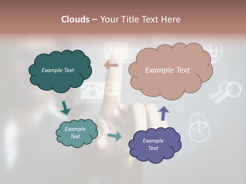 Data Connection Digit PowerPoint Template