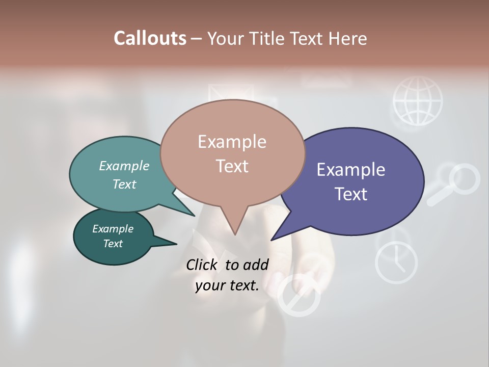 Data Connection Digit PowerPoint Template