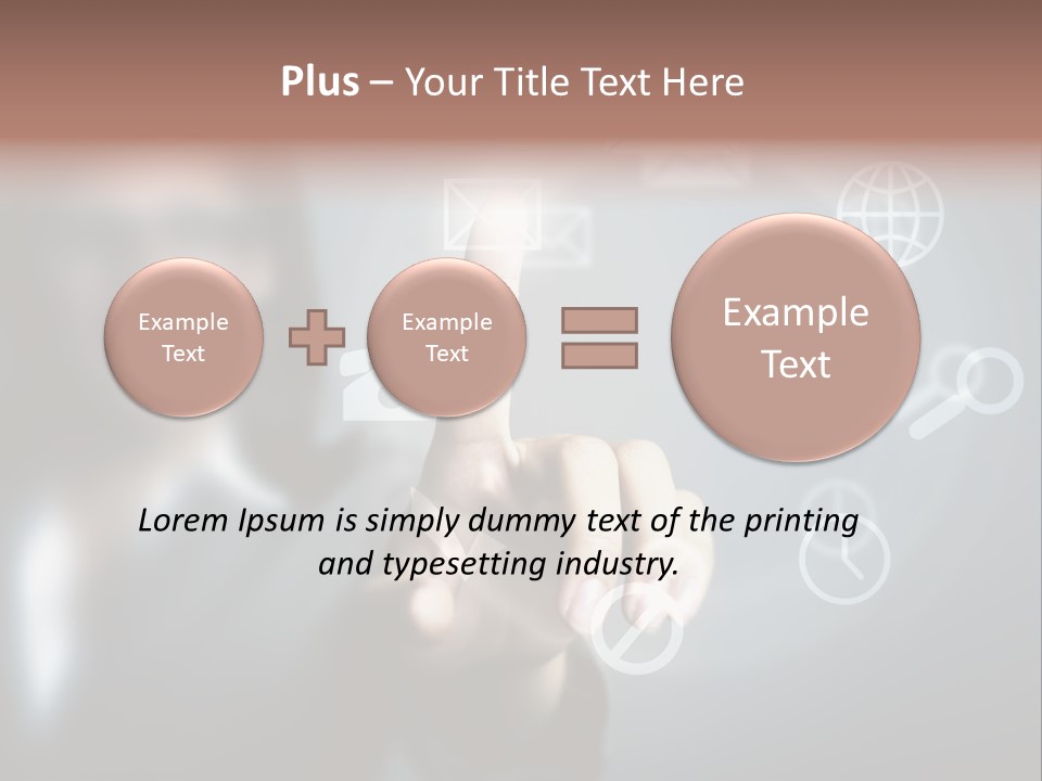 Data Connection Digit PowerPoint Template