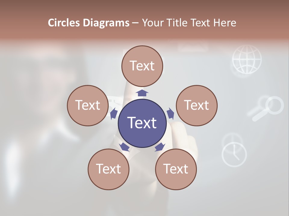 Data Connection Digit PowerPoint Template