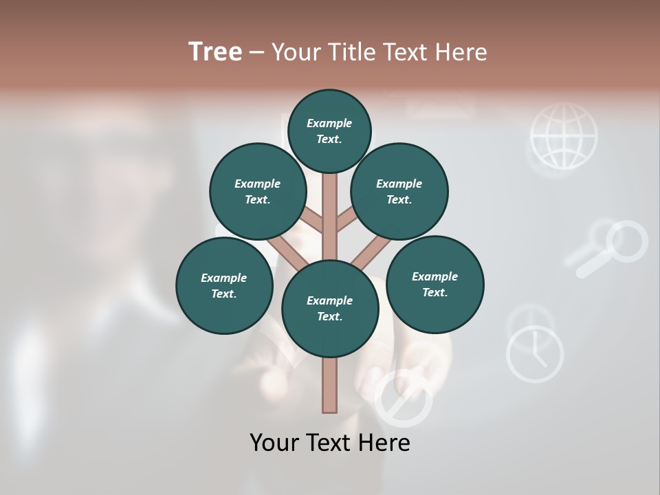 Data Connection Digit PowerPoint Template