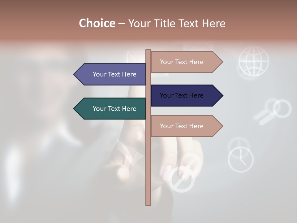 Data Connection Digit PowerPoint Template