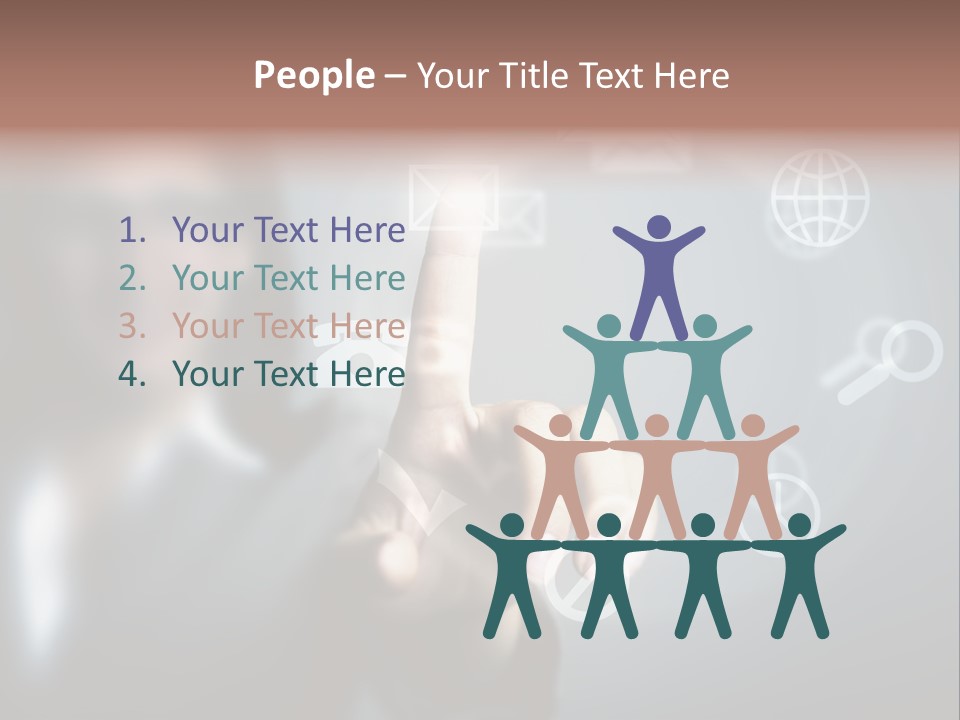 Data Connection Digit PowerPoint Template