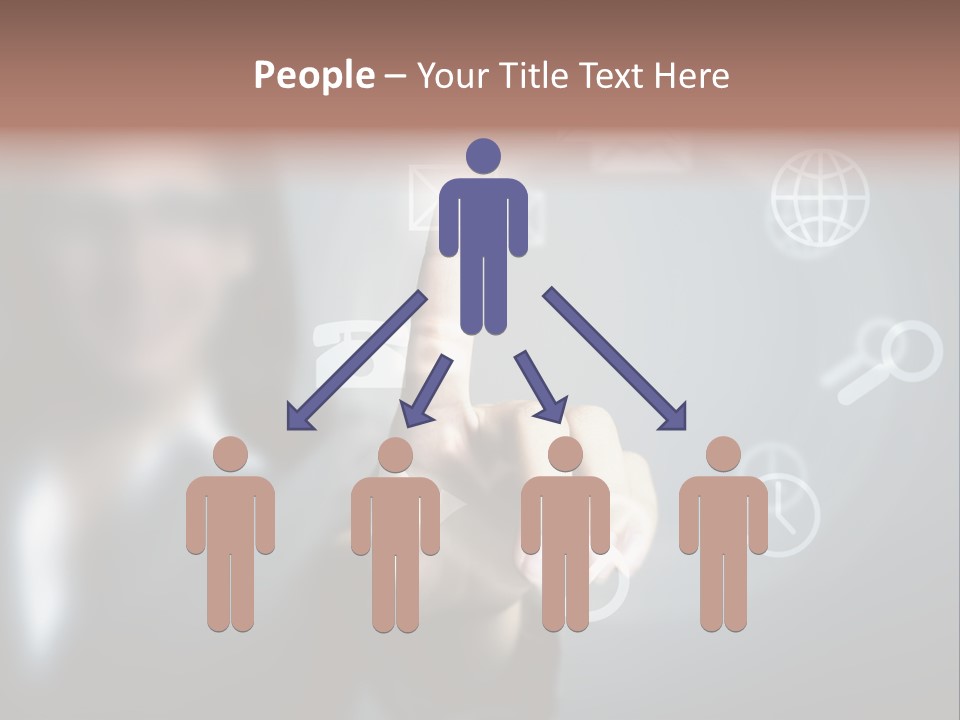Data Connection Digit PowerPoint Template