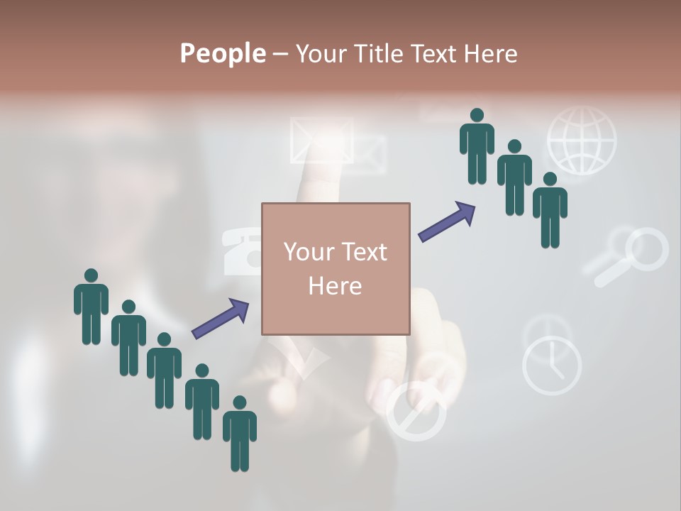 Data Connection Digit PowerPoint Template