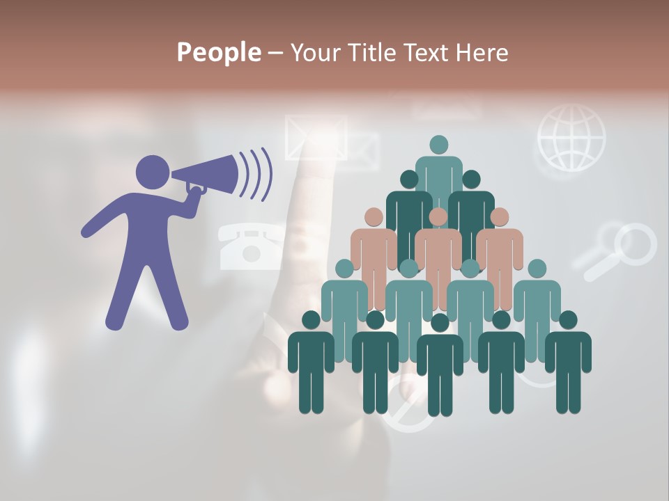 Data Connection Digit PowerPoint Template