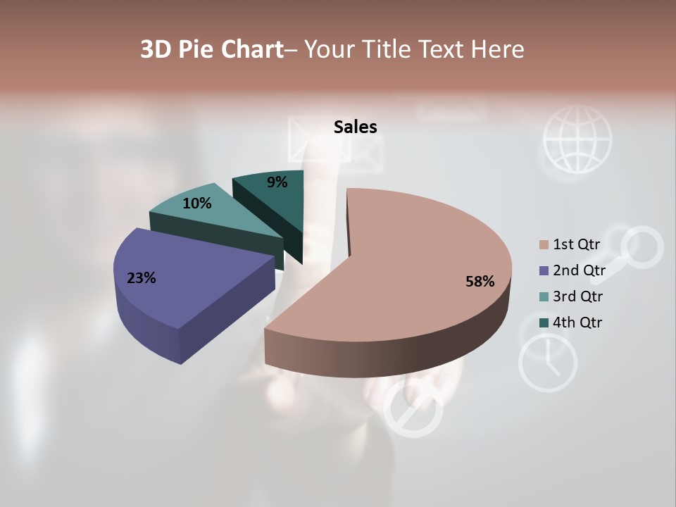 Data Connection Digit PowerPoint Template