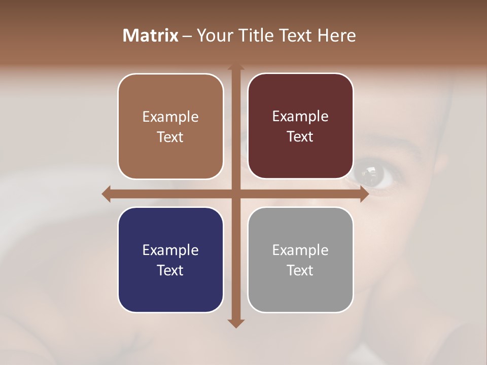 Races Eyes Innocent PowerPoint Template