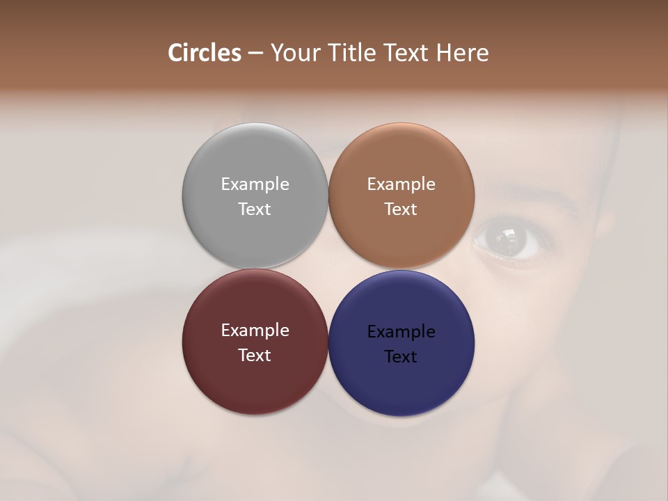 Races Eyes Innocent PowerPoint Template