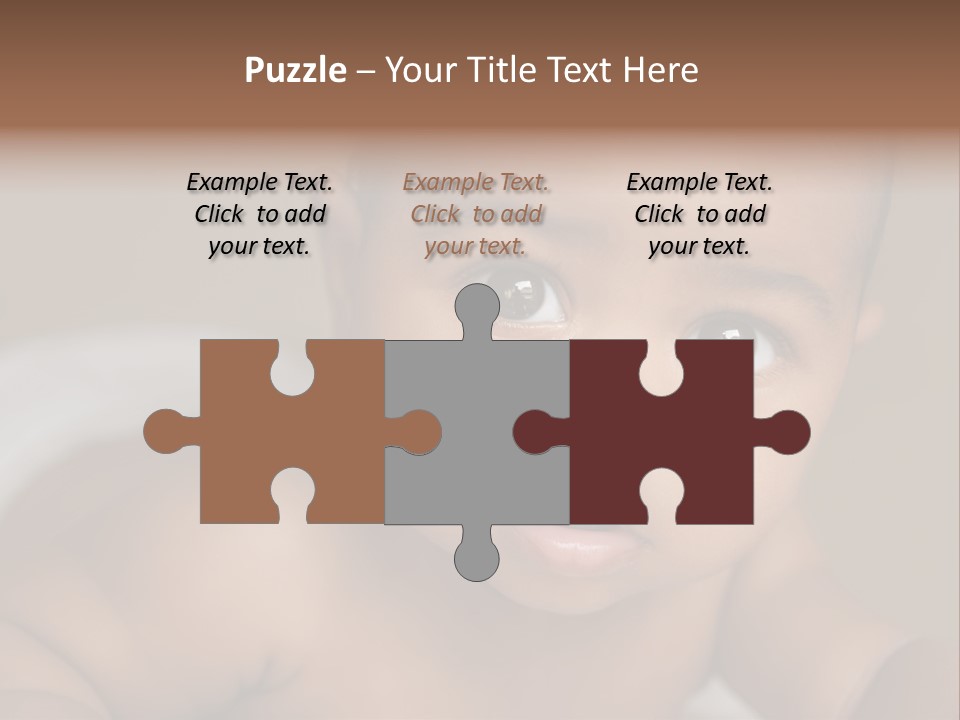 Races Eyes Innocent PowerPoint Template