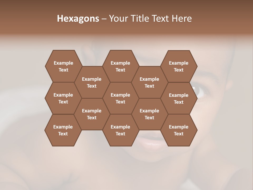 Races Eyes Innocent PowerPoint Template