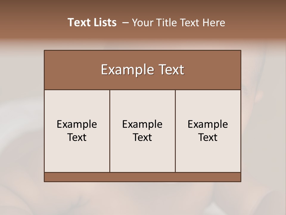 Races Eyes Innocent PowerPoint Template