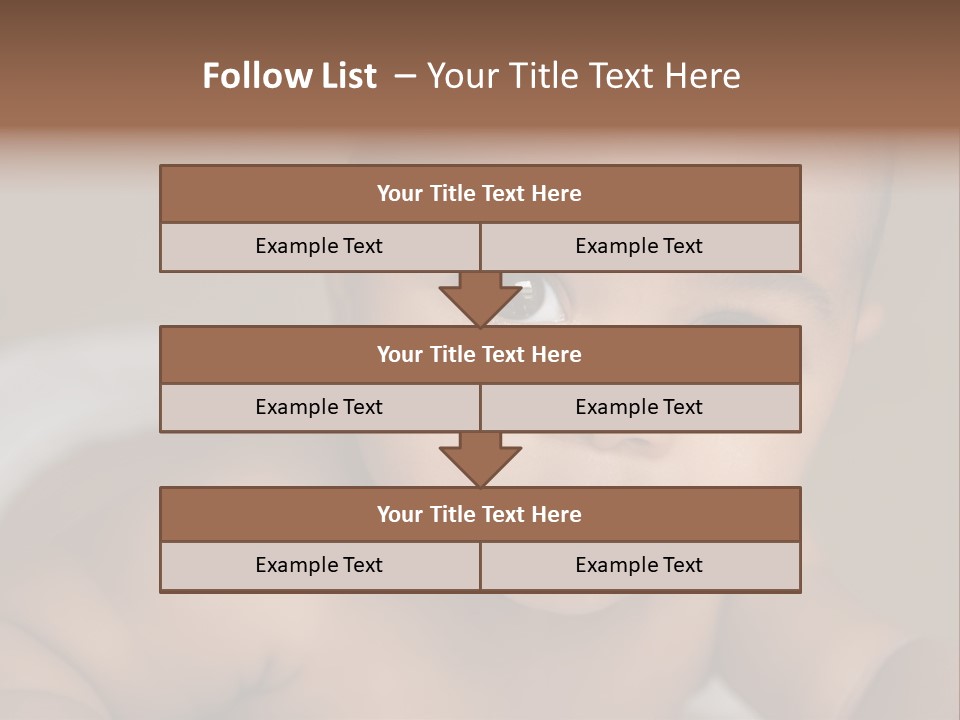 Races Eyes Innocent PowerPoint Template