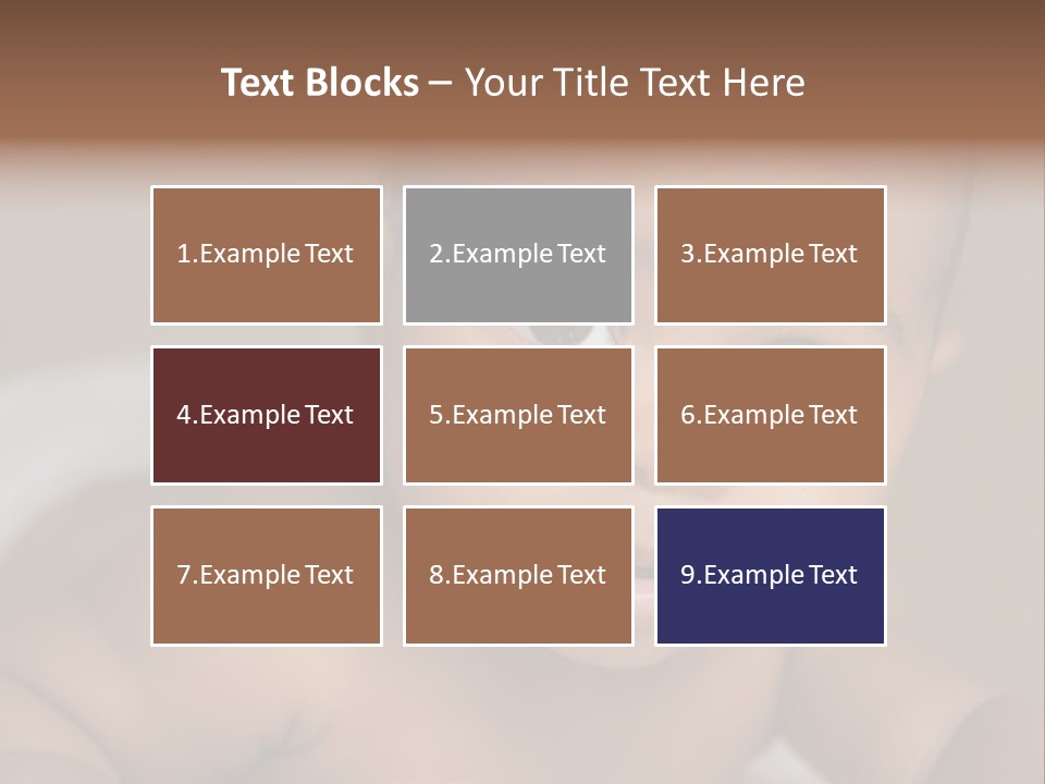 Races Eyes Innocent PowerPoint Template