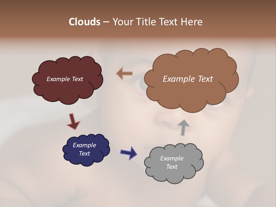 Races Eyes Innocent PowerPoint Template