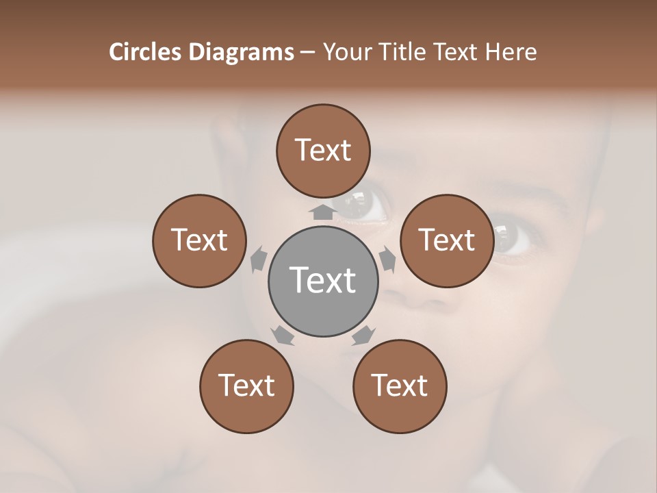 Races Eyes Innocent PowerPoint Template