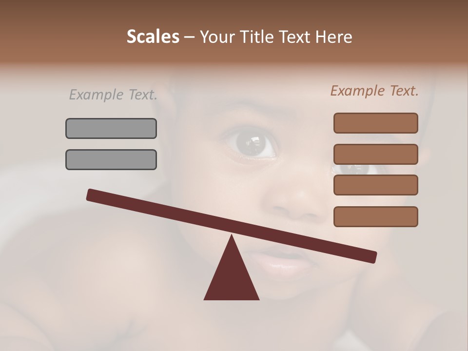 Races Eyes Innocent PowerPoint Template