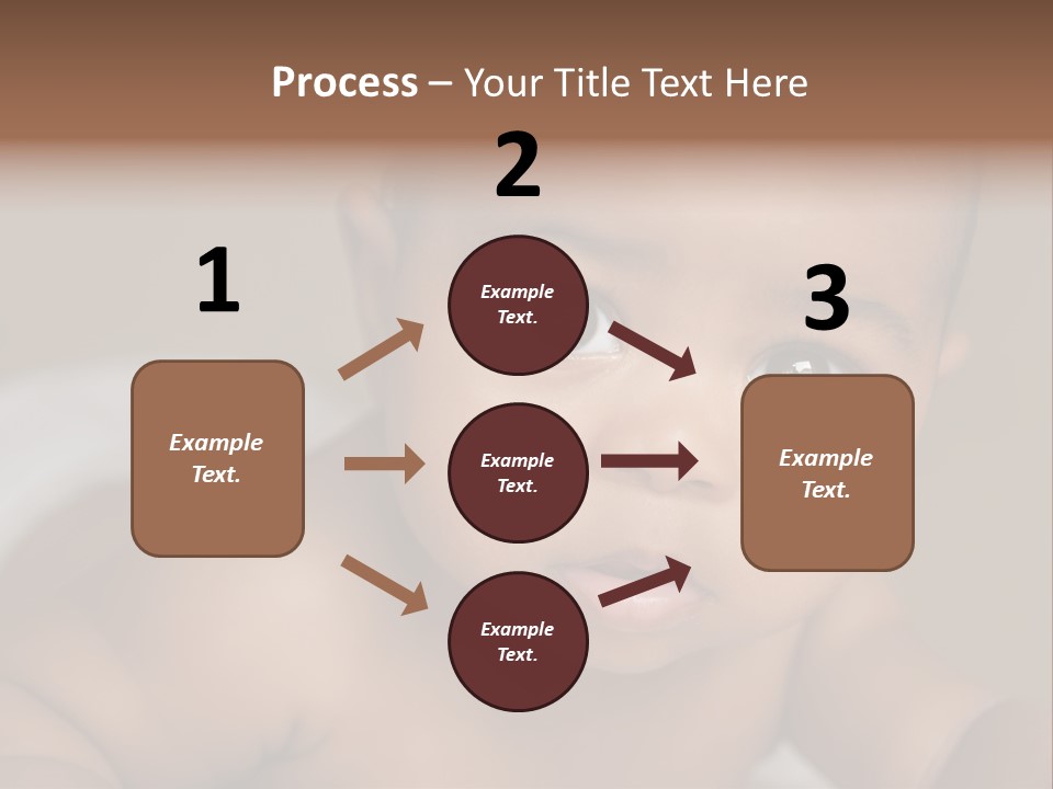 Races Eyes Innocent PowerPoint Template