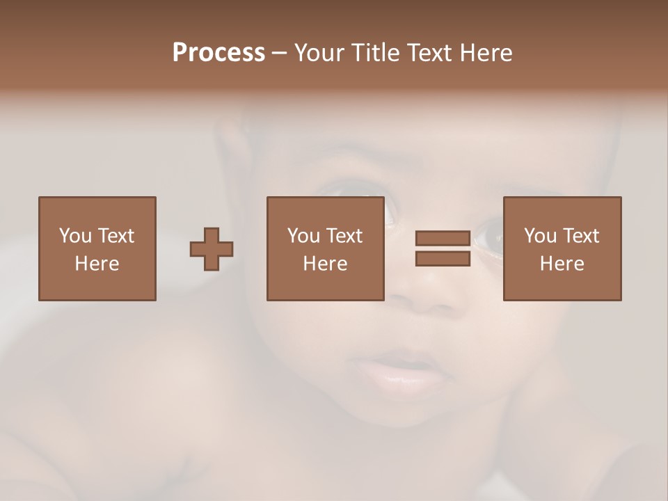 Races Eyes Innocent PowerPoint Template