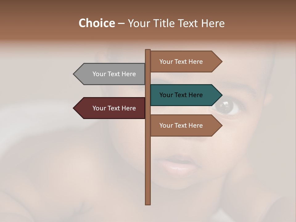 Races Eyes Innocent PowerPoint Template