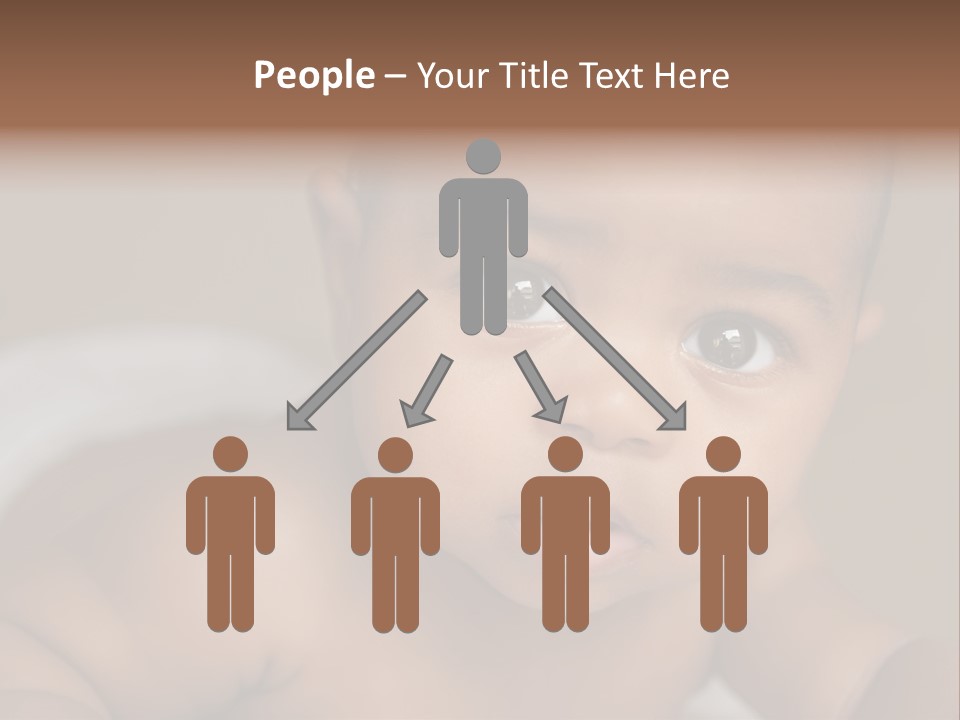 Races Eyes Innocent PowerPoint Template