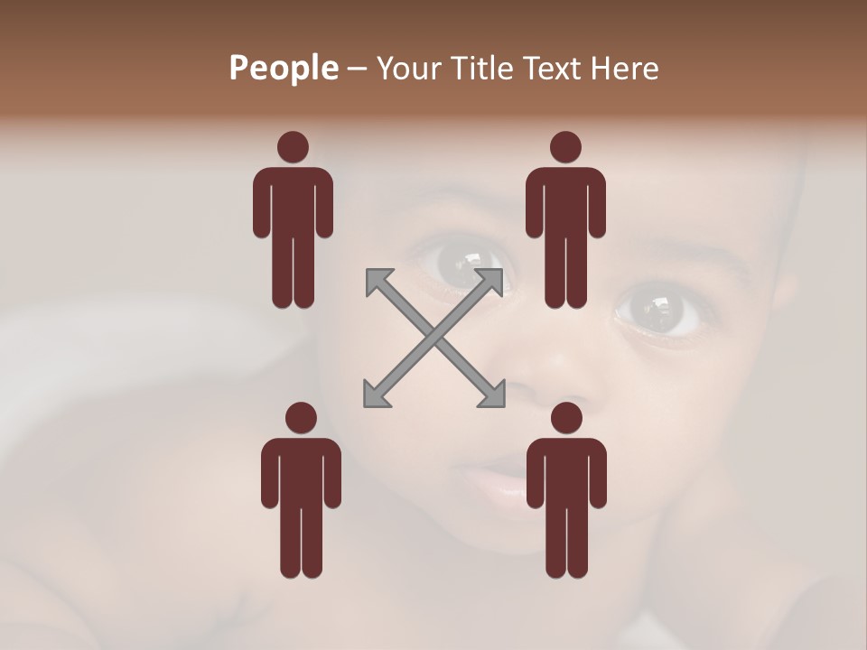 Races Eyes Innocent PowerPoint Template