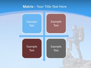 Strength Victory Snowy PowerPoint Template
