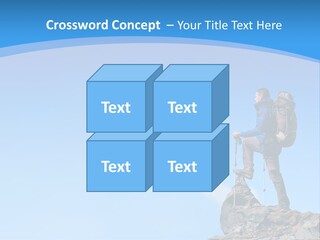 Strength Victory Snowy PowerPoint Template