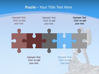 Strength Victory Snowy PowerPoint Template