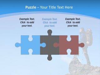 Strength Victory Snowy PowerPoint Template