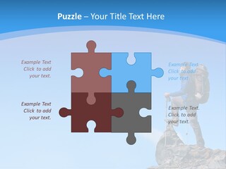 Strength Victory Snowy PowerPoint Template