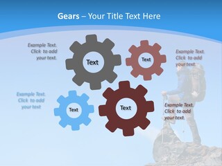 Strength Victory Snowy PowerPoint Template