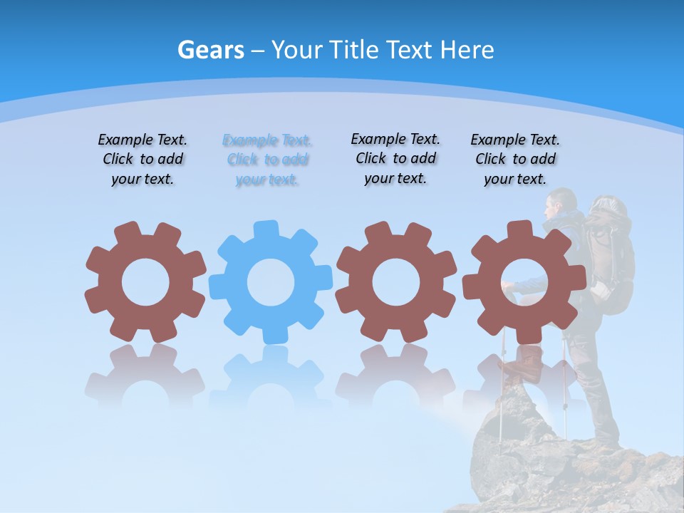 Strength Victory Snowy PowerPoint Template