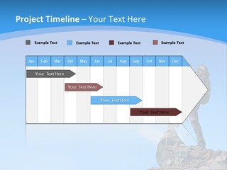 Strength Victory Snowy PowerPoint Template