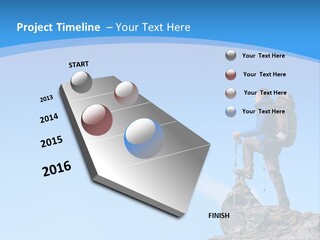 Strength Victory Snowy PowerPoint Template