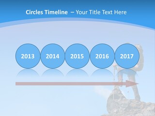 Strength Victory Snowy PowerPoint Template