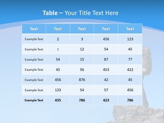 Strength Victory Snowy PowerPoint Template