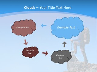 Strength Victory Snowy PowerPoint Template