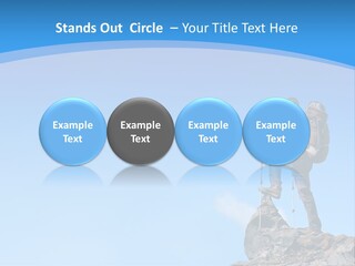 Strength Victory Snowy PowerPoint Template