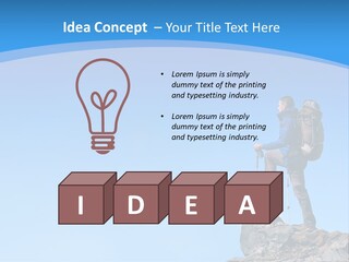 Strength Victory Snowy PowerPoint Template
