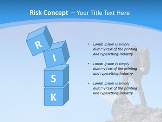 Strength Victory Snowy PowerPoint Template