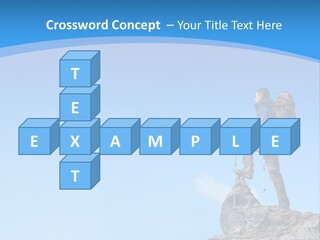 Strength Victory Snowy PowerPoint Template